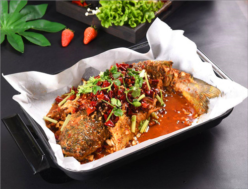 椒換小份烤魚(yú)