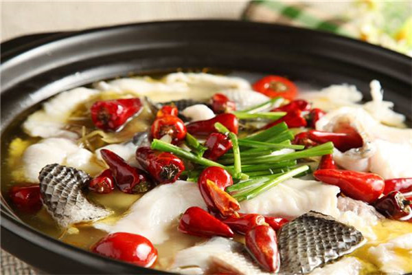 小辣椒金湯酸菜魚(yú)