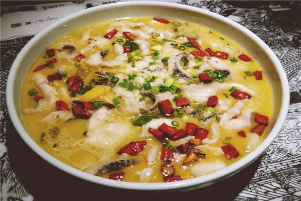 天堂溪泉水酸菜魚(yú)