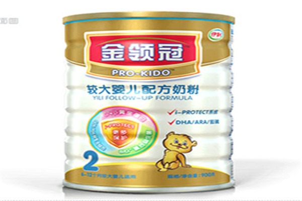伊利金領冠奶粉加盟