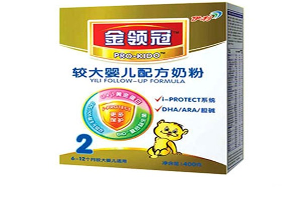 伊利金領冠奶粉加盟