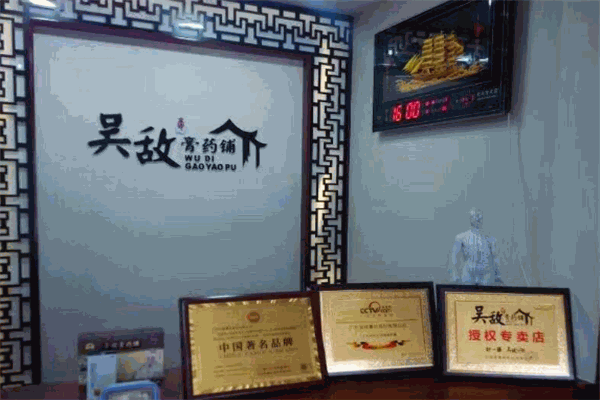 吳敵膏藥鋪加盟