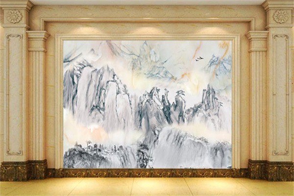 騰云玉石背景墻加盟