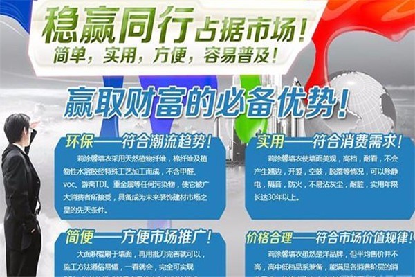 莉涂馨墻衣加盟