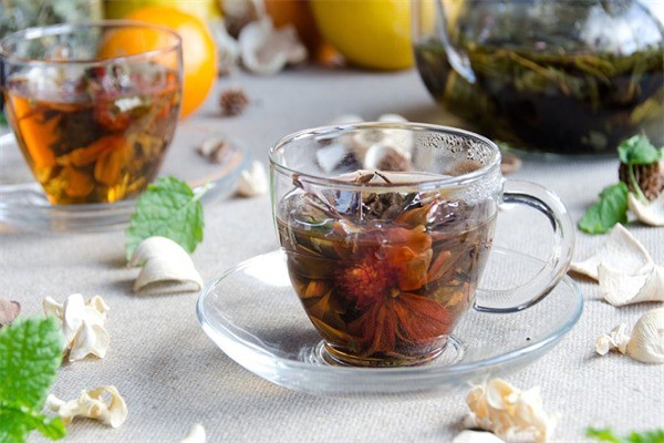 美作的茶飲品