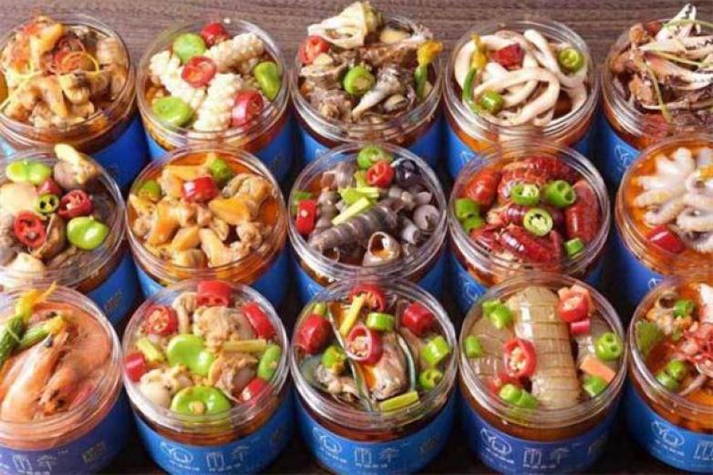 石小魚撈汁小海鮮