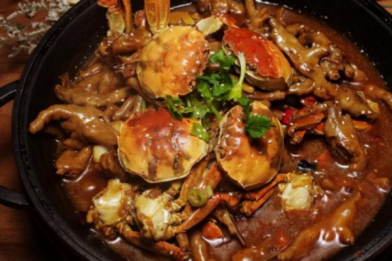 角對角肉蟹煲