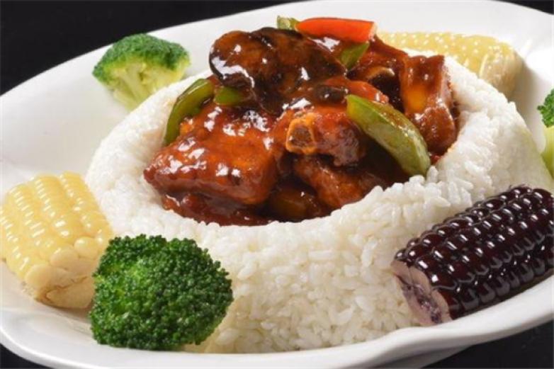 醬子辣骨飯