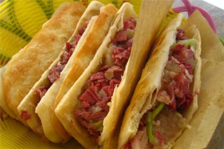 金餅驢肉火燒