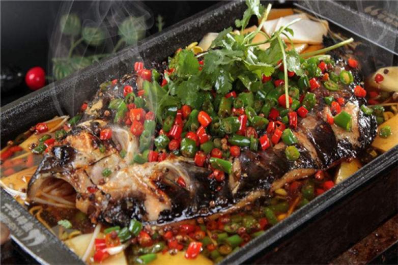 林蔥無(wú)骨烤魚(yú)飯