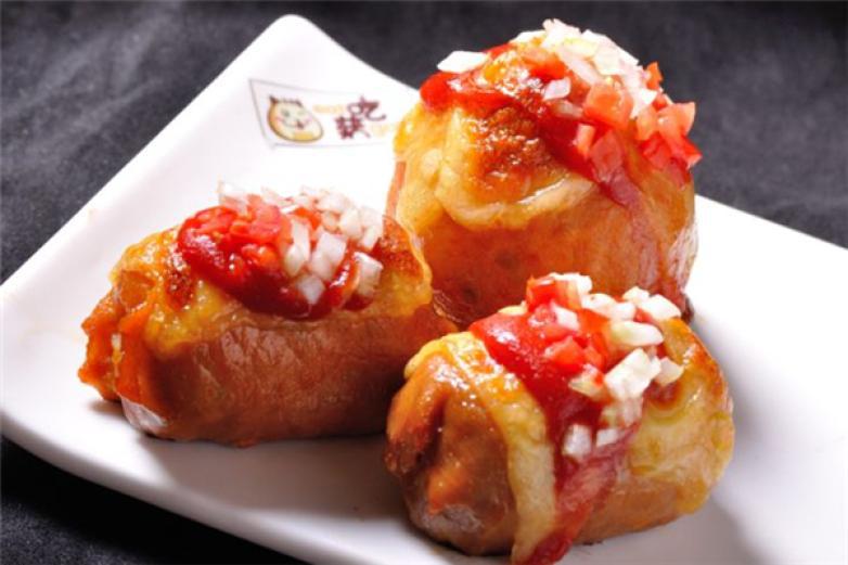 吃獲飯團(tuán)燒
