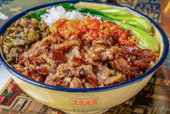 鹵汁拌飯