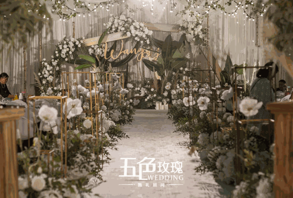 五色玫瑰婚慶