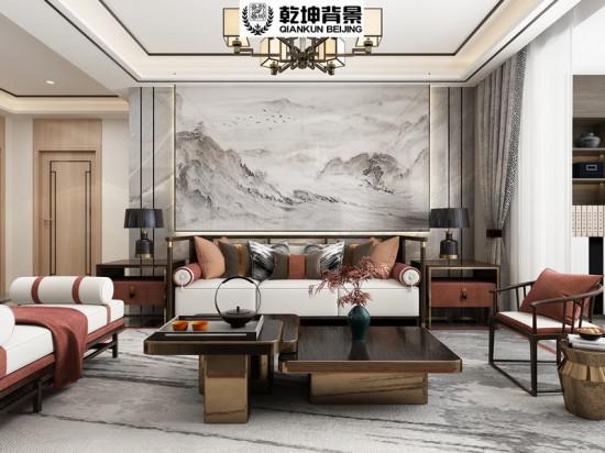乾坤背景墻