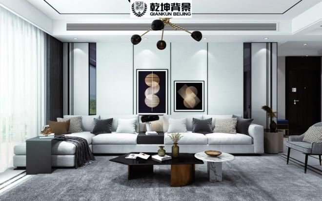 乾坤背景墻