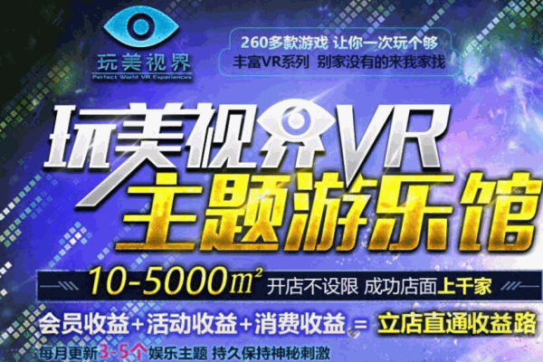 玩美視界VR夢工廠加盟
