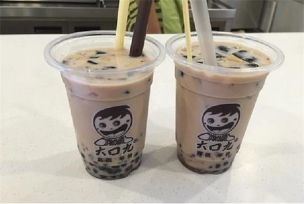 大口九茶飲奶茶