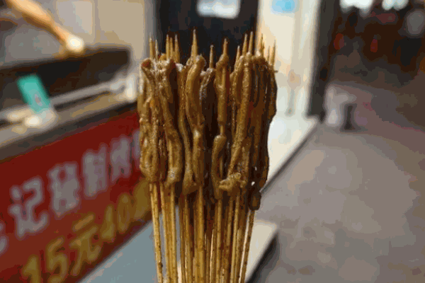 毛記烤鴨腸