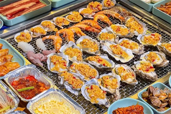 蠔七對(duì)小海鮮燒烤加盟
