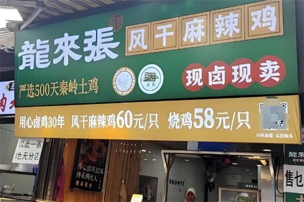 龍來張風干麻辣雞加盟