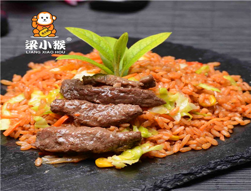 梁小猴鐵板炒飯