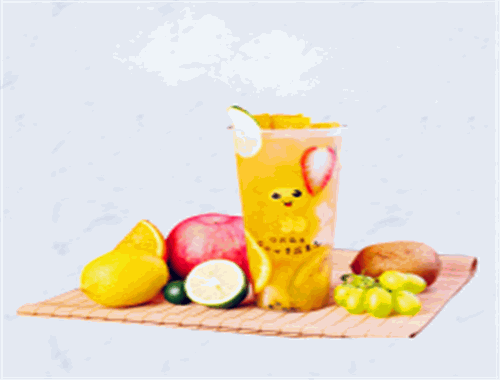 桔莓柚蘋奶茶