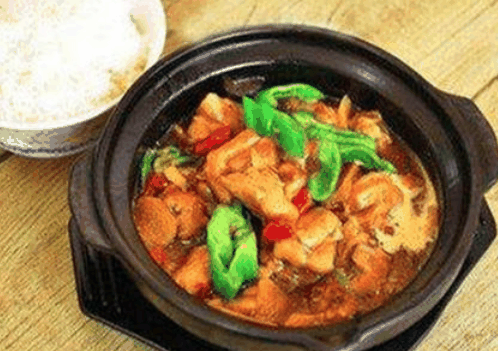柯橋黃燜雞米飯