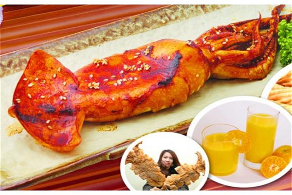 嘻魷記火山石烤魷魚(yú)
