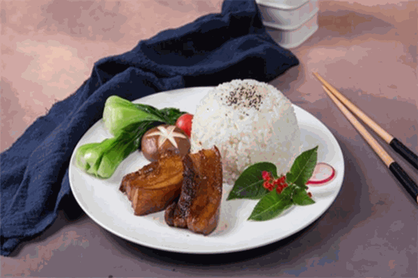 今日飯點(diǎn)鹵肉飯加盟