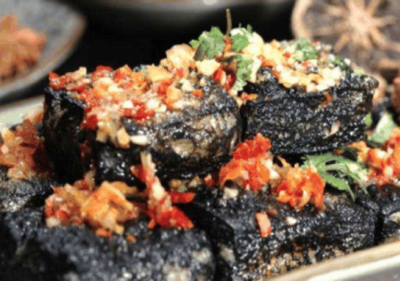 黑色經(jīng)典長(zhǎng)沙臭豆腐