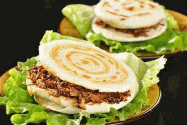 約饃一起肉夾饃