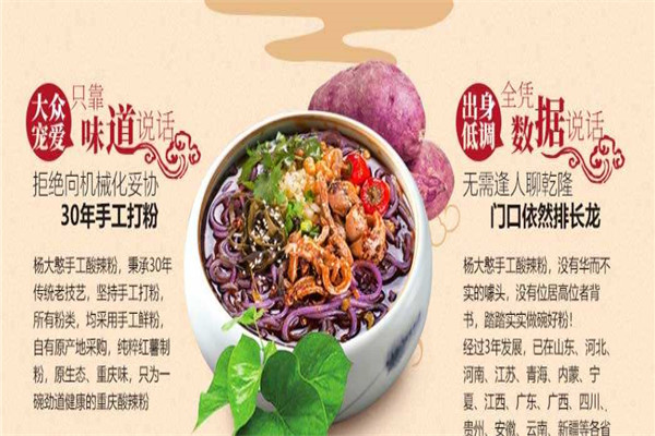 楊大憨酸辣粉加盟