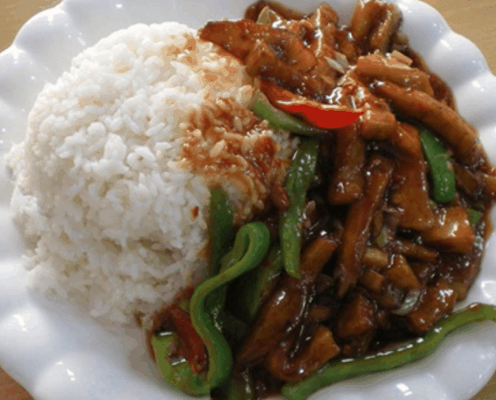 阿戴蓋澆飯