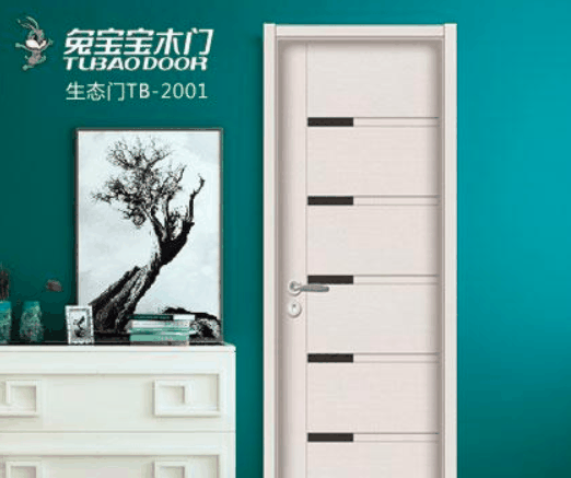 兔寶寶木門