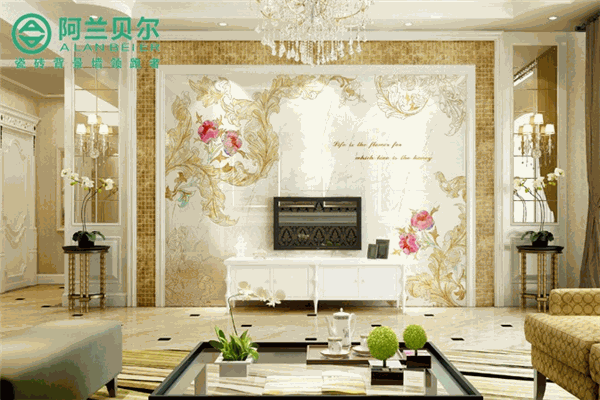 阿蘭貝爾藝術(shù)瓷磚背景墻加盟