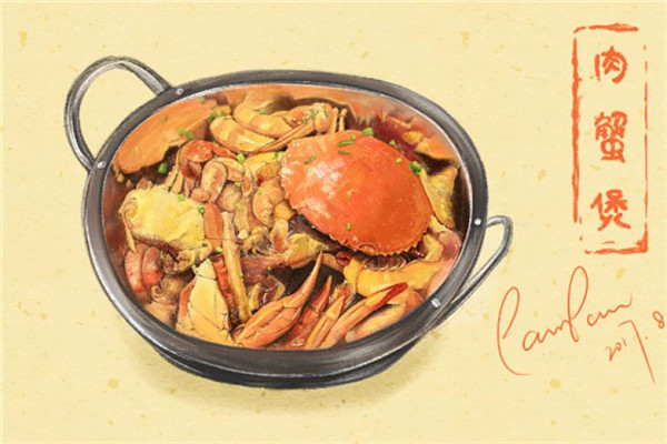 大煲口福肉蟹煲加盟