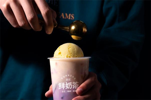 原道鮮奶茶