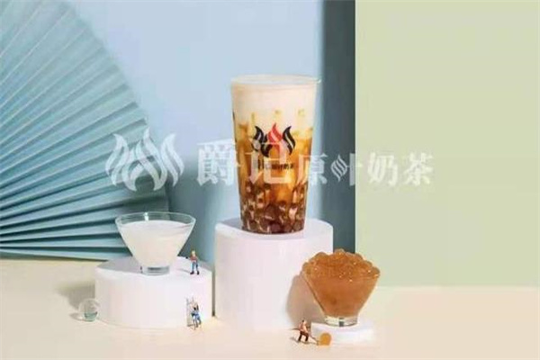 爵記原葉奶茶