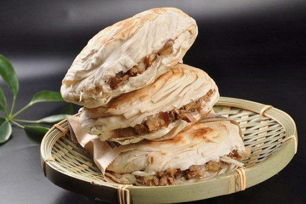 老哎呦味肉夾饃