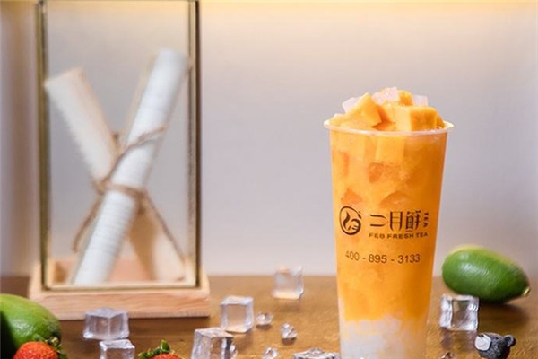 二月鮮奶茶加盟