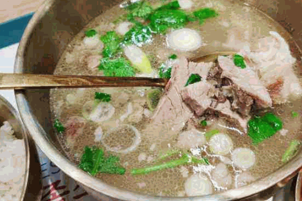 梨花牛肉湯