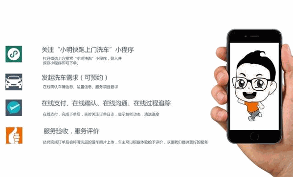 小明快跑洗車