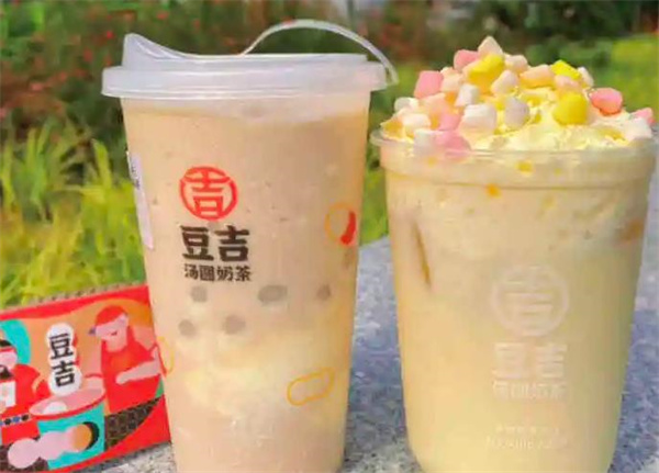 豆吉湯圓奶茶