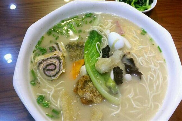 鮑記魚湯面