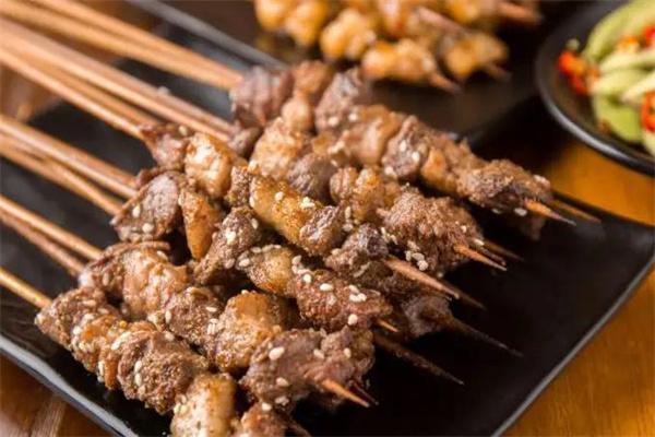 蒙古大營烤羊肉串