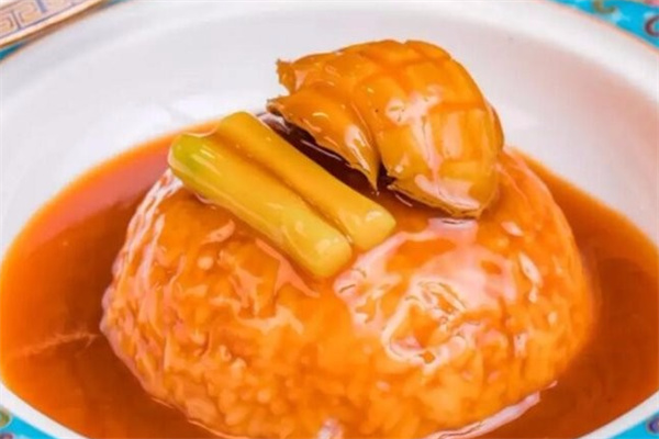 阿牛鮑汁撈飯
