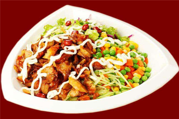 烤肉拌飯便當
