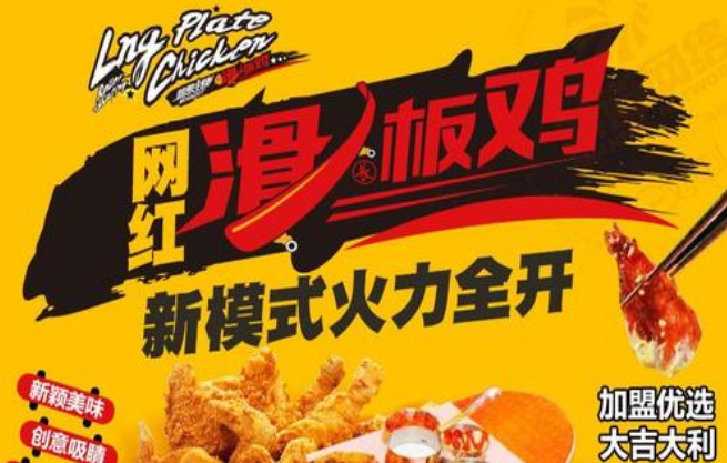 夢想主題滑板雞