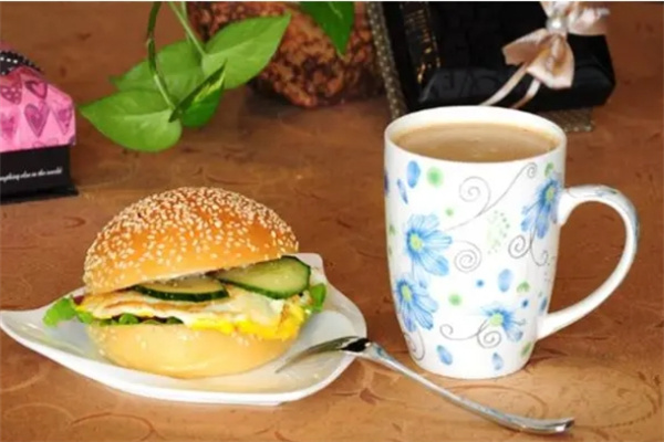 時光奶茶漢堡