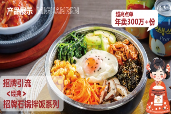 米倌人拌飯加盟費多少錢?
